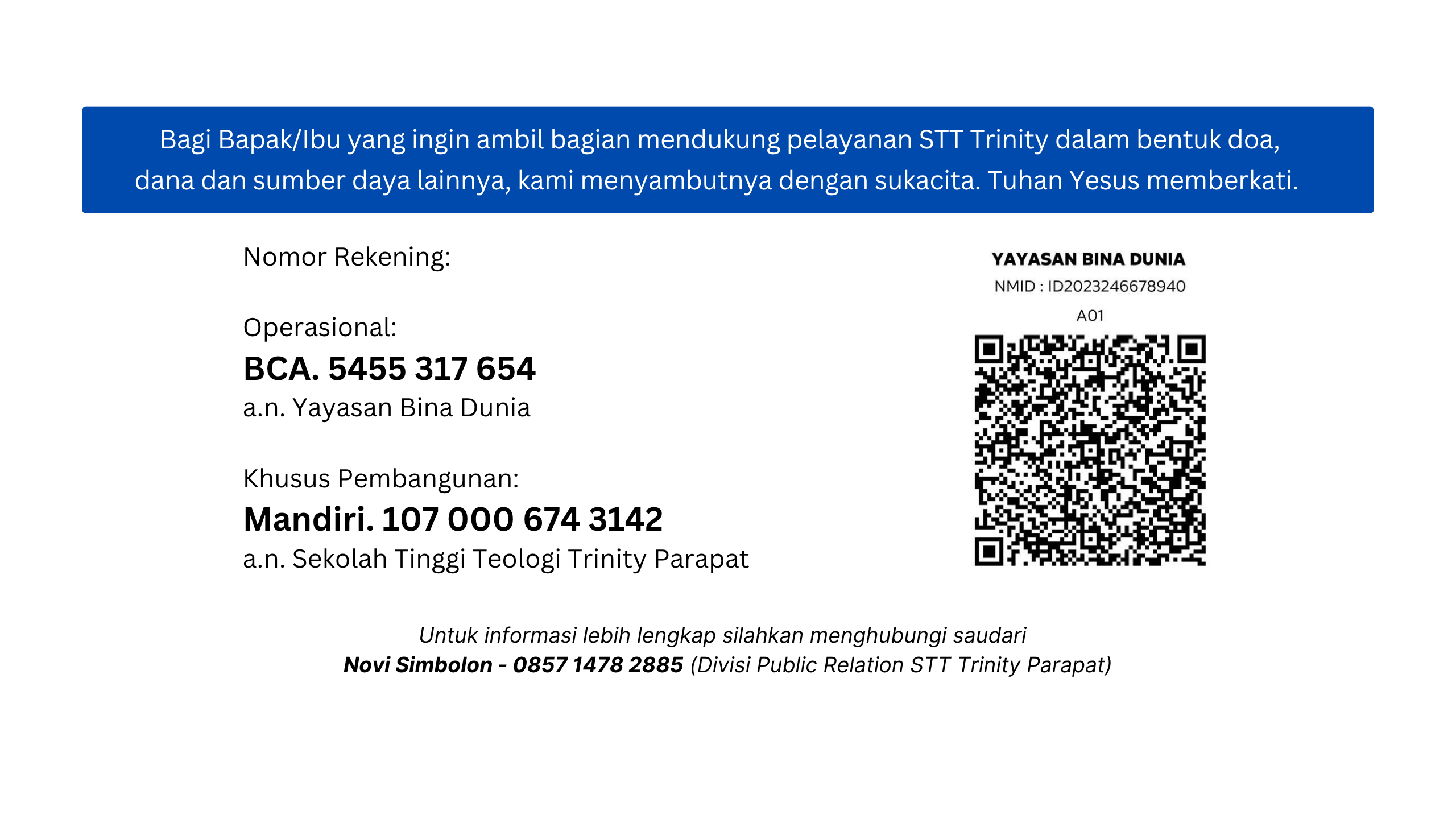 Slide Donasi Website
